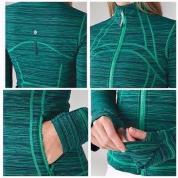 💚Lululemon Define Jacket Cyber Jungle Green-10/12💚 - Picture 2 of 16